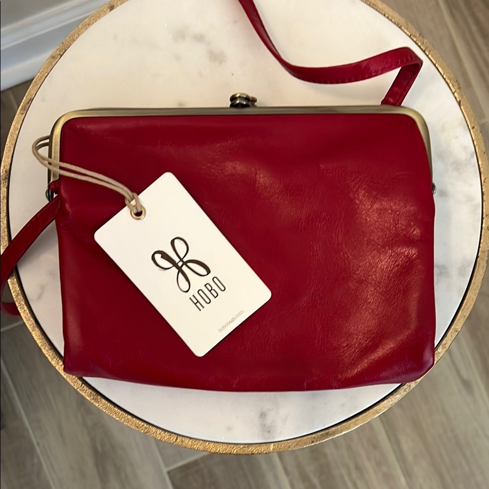 Hobo Red Leather Women's Bag